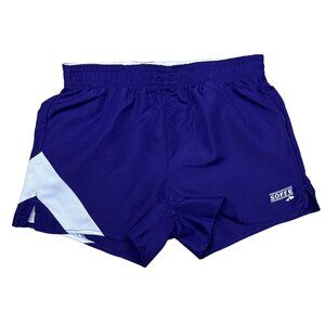Soffe Stride Shorts Purple White Cheer Athletic Sports, Girl's L (12-14)